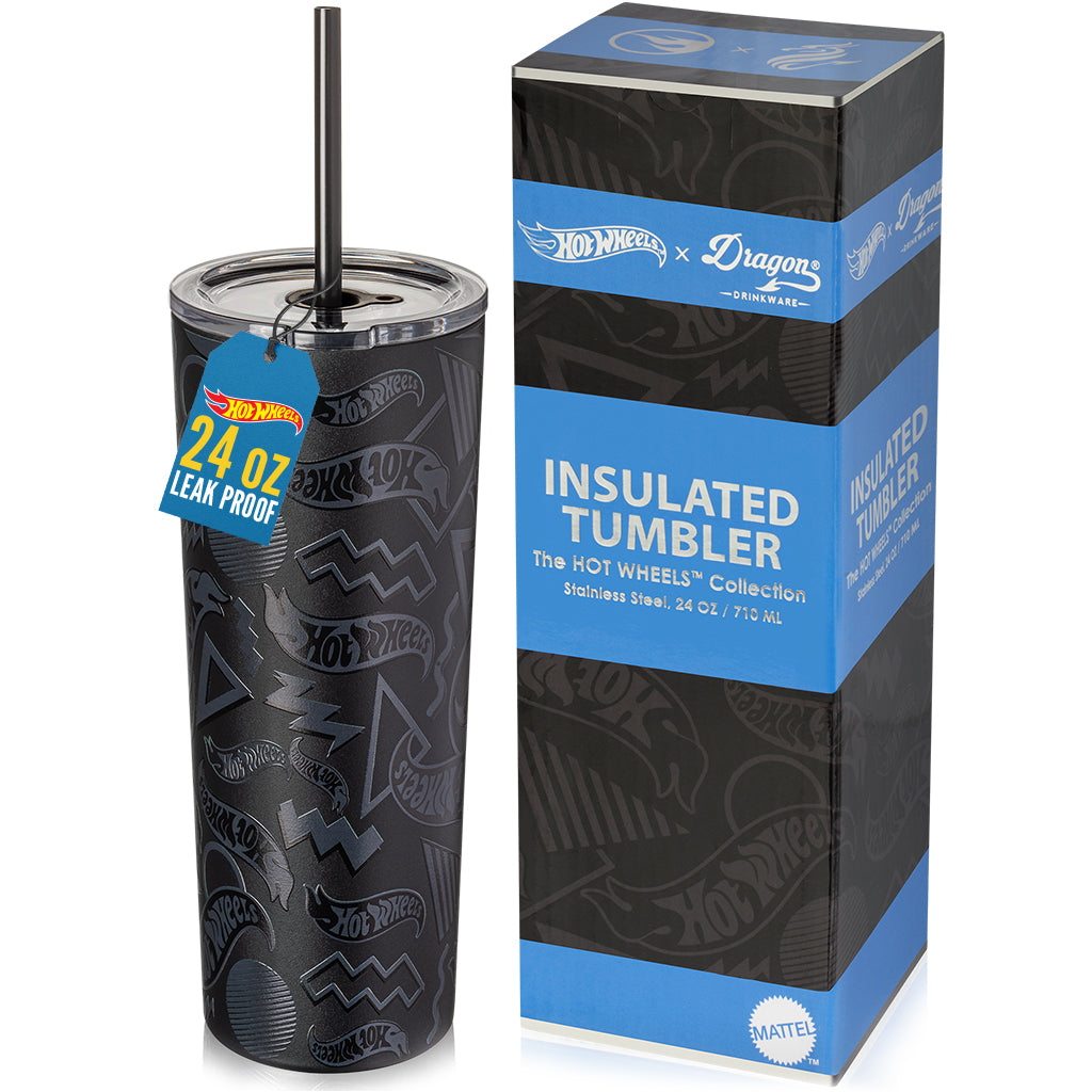 Hot Wheels™ Finish Line Tumbler - 24 oz from Dragon Glassware