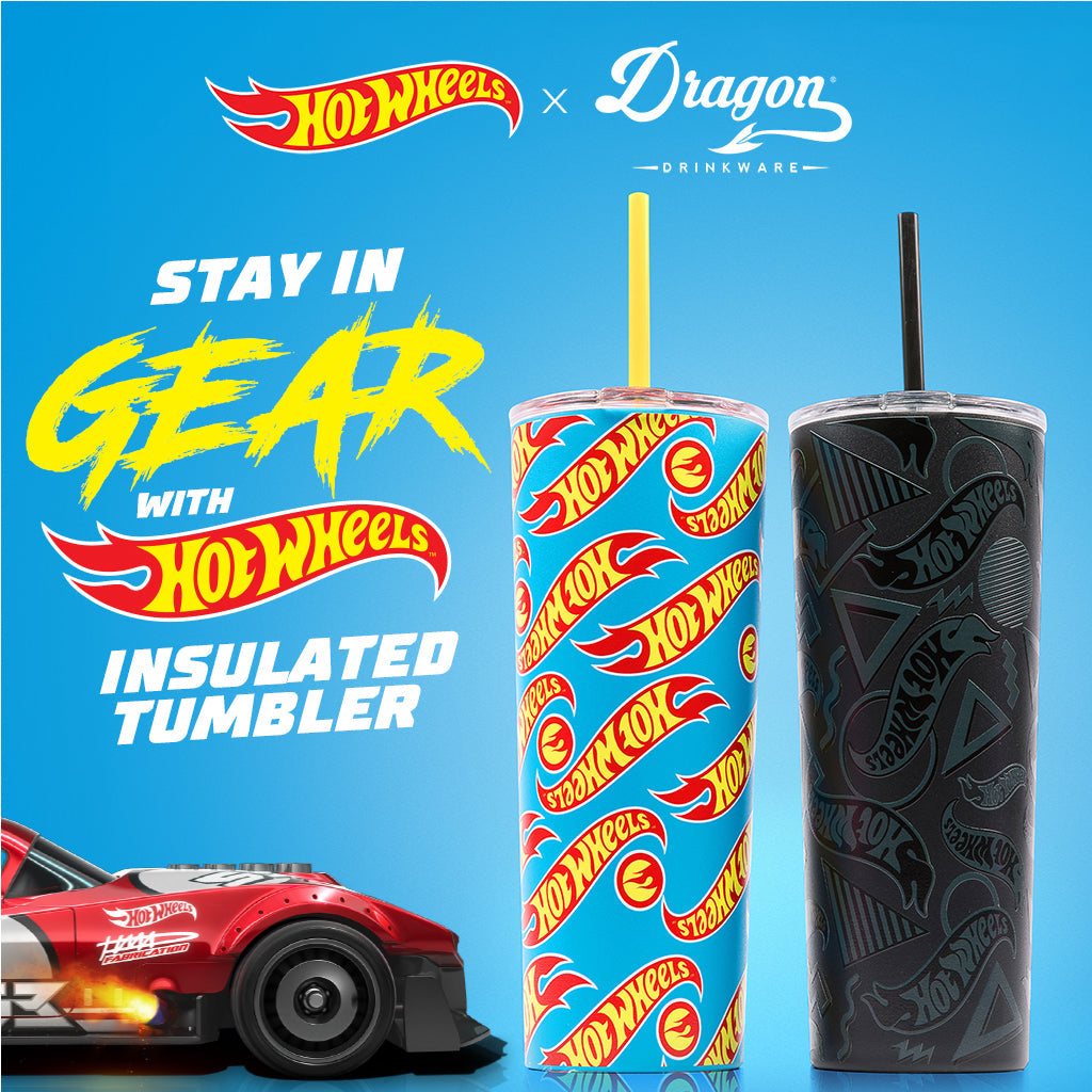 Hot Wheels™ Finish Line Tumbler - 24 oz from Dragon Glassware