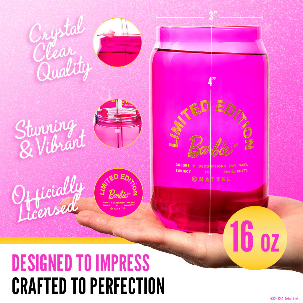 Barbie™ x Dragon Glassware® Limited Edition Drinking Glasses from DRAGON GLASSWARE
