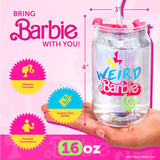 Barbie™ The Movie x Dragon Glassware® Weird Barbie™ Drinking Glasses from DRAGON GLASSWARE