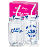 Barbie™ The Movie x Dragon Glassware® I'm Just Ken™ Drinking Glasses from DRAGON GLASSWARE