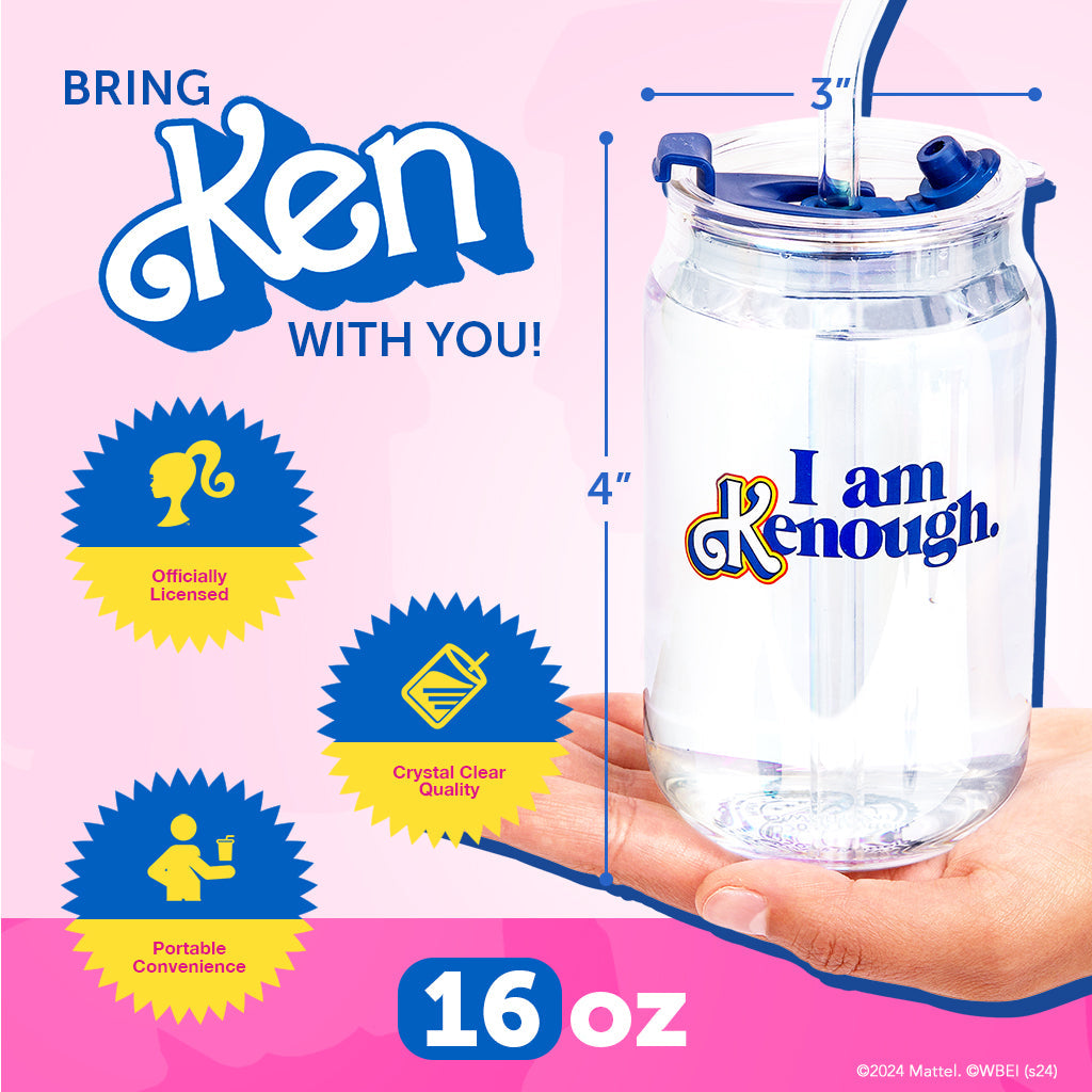 Barbie™ The Movie x Dragon Glassware® I'm Just Ken™ Drinking Glasses from DRAGON GLASSWARE