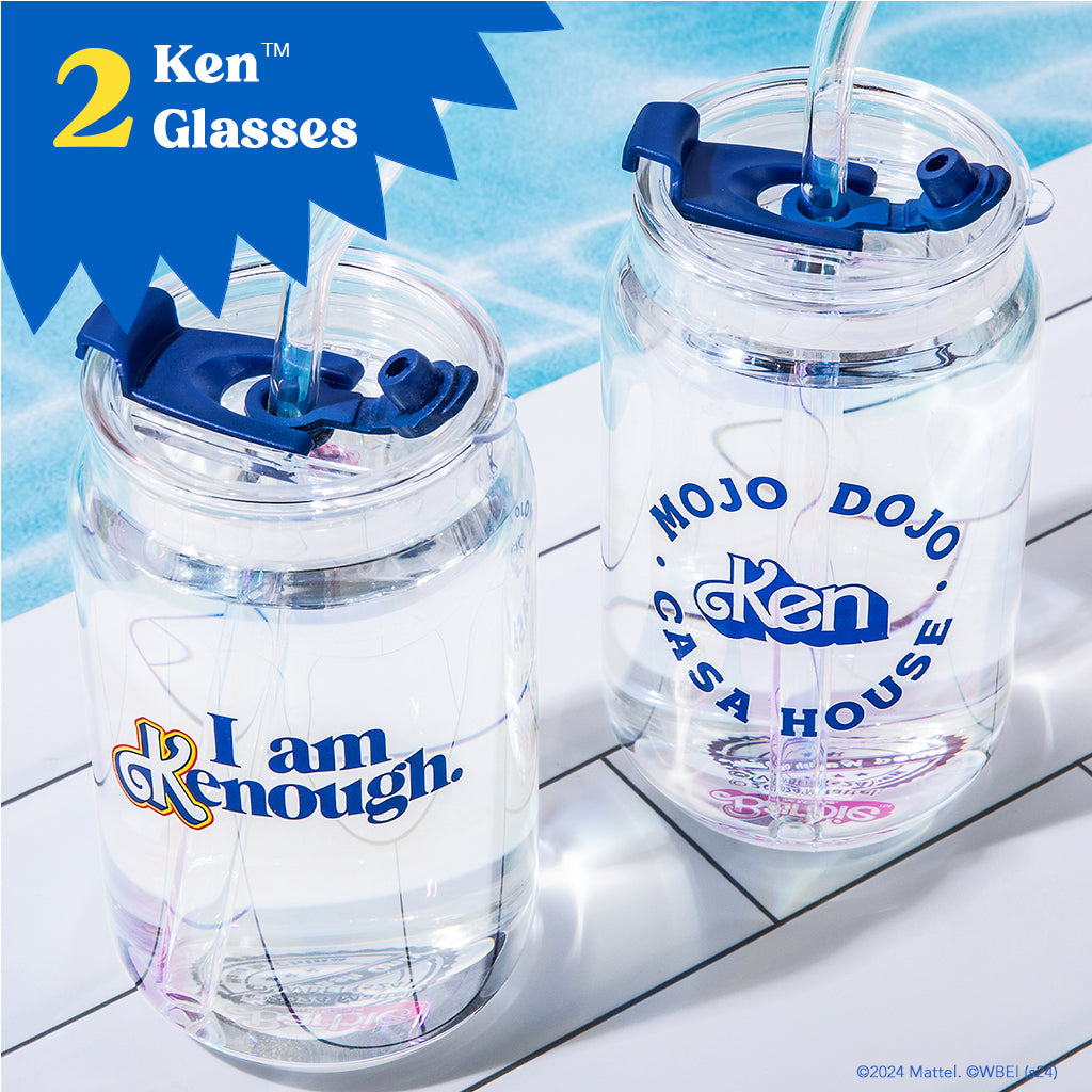 Barbie™ The Movie x Dragon Glassware® I'm Just Ken™ Drinking Glasses from DRAGON GLASSWARE
