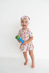 Dream Big Little Co x CoComelon JJ RAINBOW CHECKERS DREAM BOW from DREAM BIG LITTLE CO