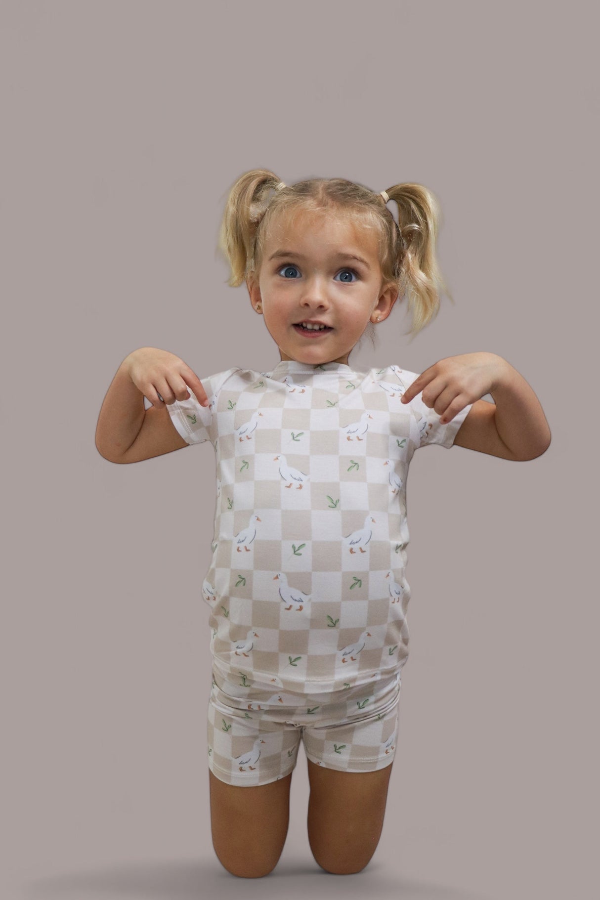 EXCLUSIVE QUACKIN' ALONG DREAM SHORT SET from DREAM BIG LITTLE CO