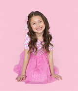 BUBBLEGUM WAVY CHECKERS DREAM TUTU DRESS from DREAM BIG LITTLE CO