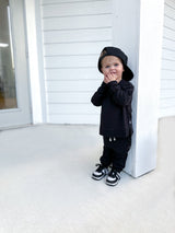 BLACK TERRY DREAM PULLOVER from DREAM BIG LITTLE CO