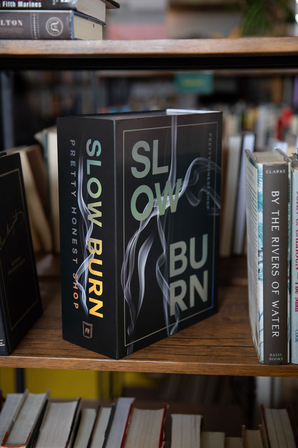 Slow Burn Book Candle Collection from Pretty Honest Candles