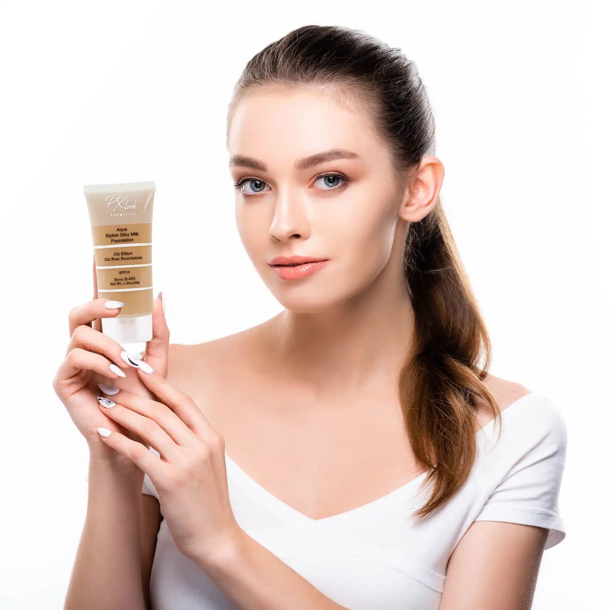Aqua Stylish Silky Milk Oil Free Foundation from Prolux Cosmetics