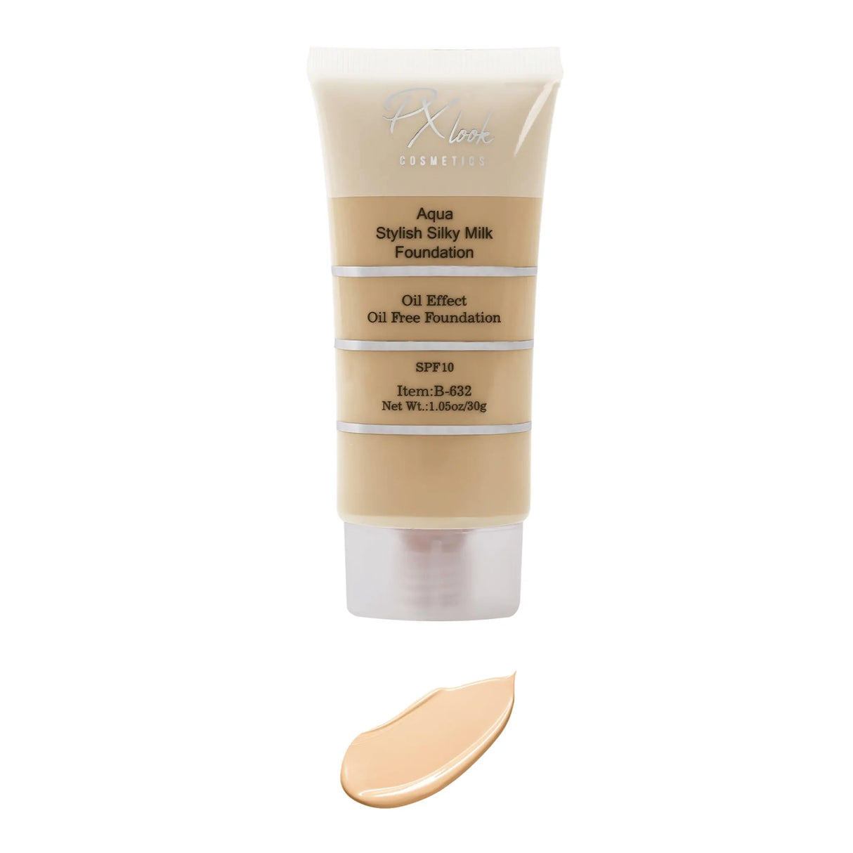 Aqua Stylish Silky Milk Oil Free Foundation from Prolux Cosmetics