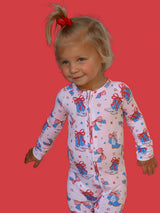 USA BOOTS N' BOWS DREAM ROMPER from DREAM BIG LITTLE CO