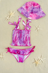 CANDY CLOUDS DREAM SMOCKED TWO PIECE SWIM SUIT from DREAM BIG LITTLE CO