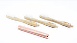 Replaceable Bamboo Toothbrush Copper Handle - Soft White Bristles from Lucky Teeth