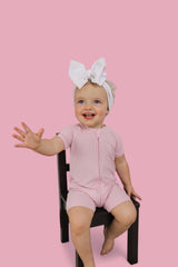PINK ROSE RIB SHORTIE from DREAM BIG LITTLE CO