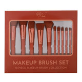 Makeup Brush Set - 10 Piece Makeup Brush Collection from Prolux Cosmetics