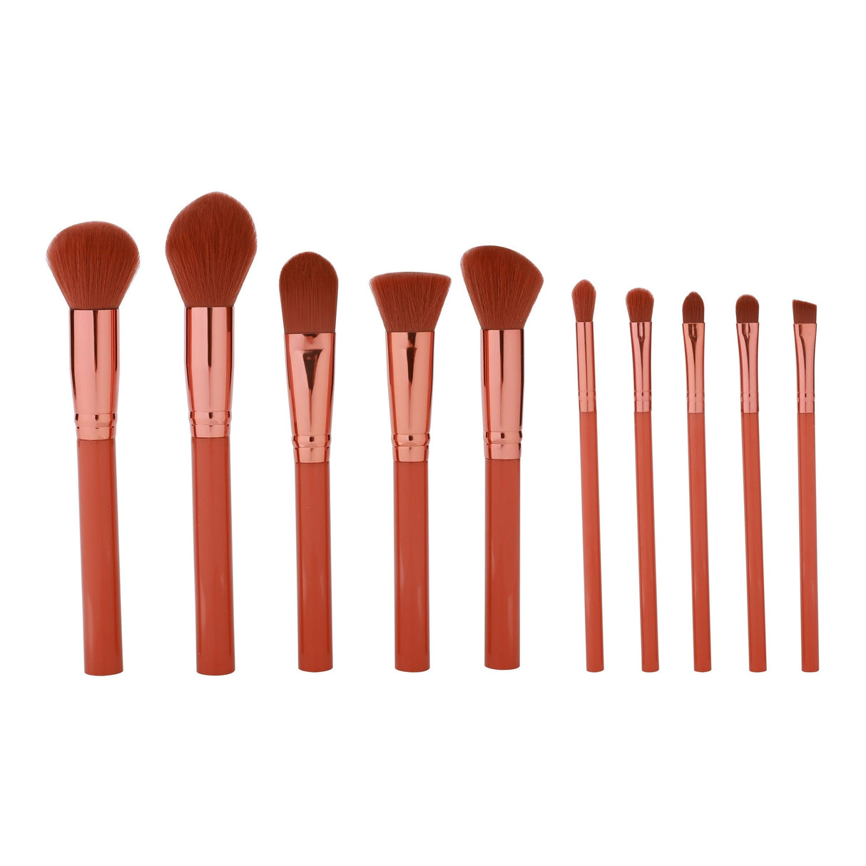 Makeup Brush Set - 10 Piece Makeup Brush Collection from Prolux Cosmetics