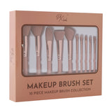 Makeup Brush Set - 10 Piece Makeup Brush Collection from Prolux Cosmetics