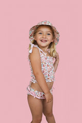 FUN IN THE SUN DREAM SMOCKED TANKINI TWO PIECE SWIM SUIT from DREAM BIG LITTLE CO