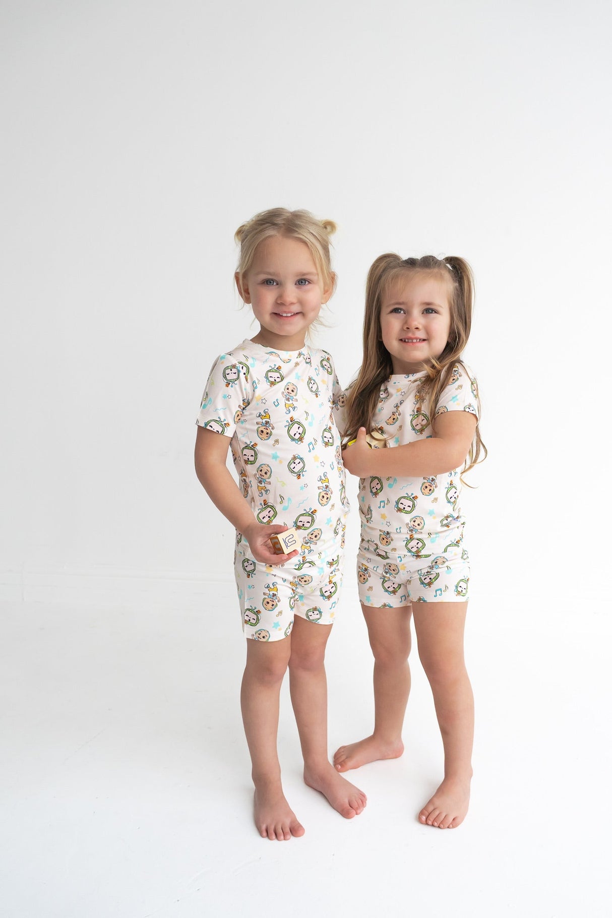 Dream Big Little Co x CoComelon JJ MUSICAL MELON DREAM SHORT SET from DREAM BIG LITTLE CO