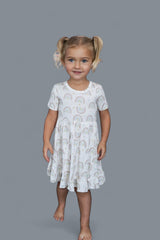 EXCLUSIVE RALEIGH'S RAINBOWS DREAM RUFFLE DRESS from DREAM BIG LITTLE CO