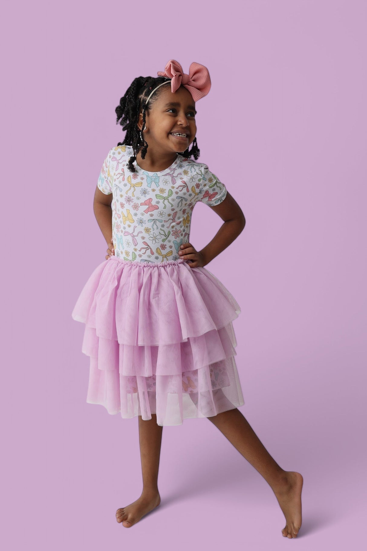 BOW GARDEN DREAM TUTU DRESS from DREAM BIG LITTLE CO