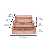Compression Cubes & Packing Bags Set, 8-pack, Pink/Blush From Bag-all