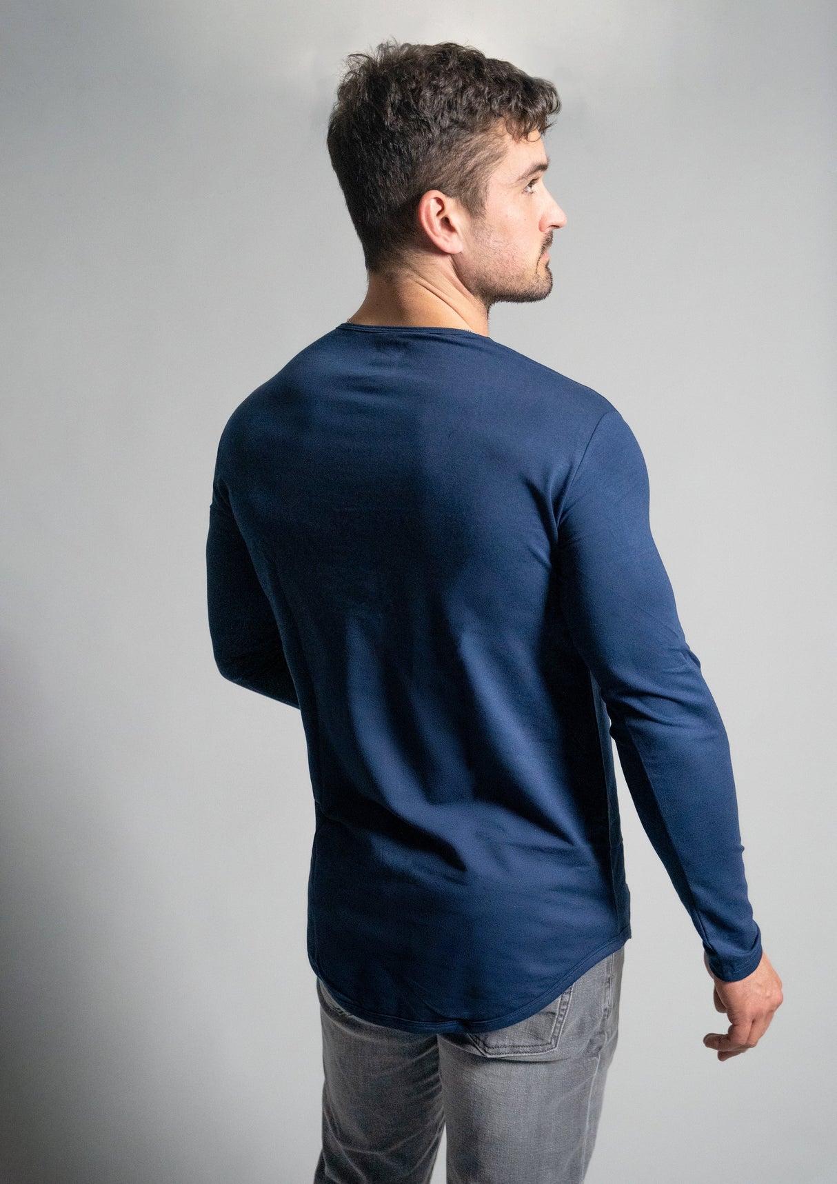 L/S Curved Hem from Ten/10 Apparel