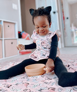 Kitty Splash Mat - A Waterproof Catch-All for Highchair Spills and More! from BapronBaby