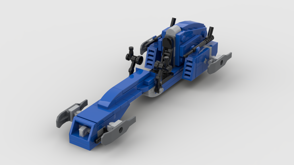 11716: BARC CLONE SPEEDER (501ST BLUE) from REPUBLICBRICKS