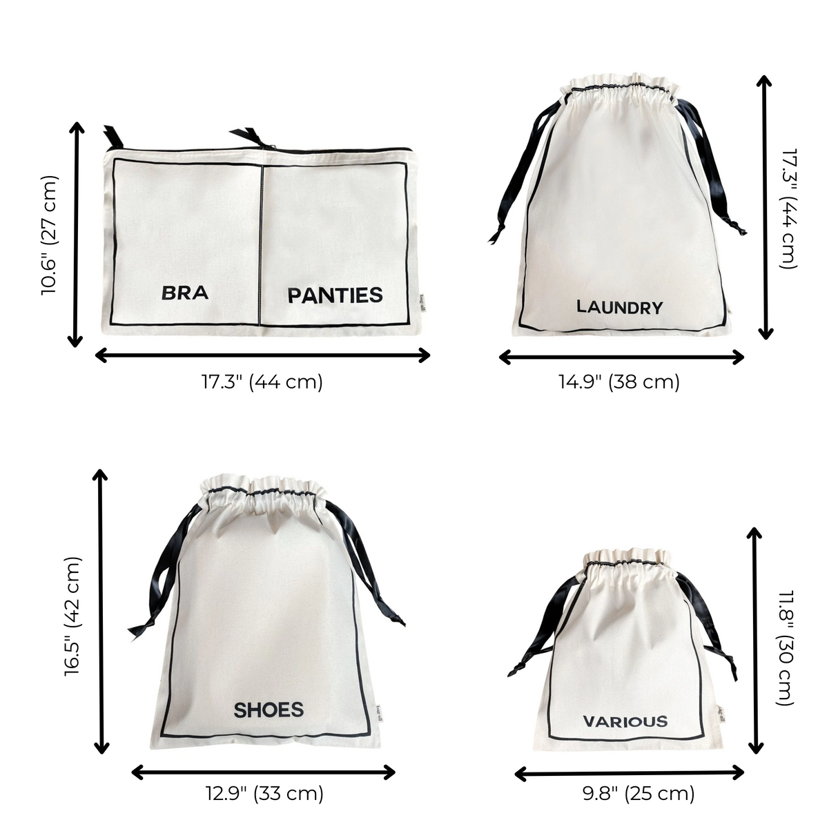 BA Travel Set, 8-pack Cream From Bag-all