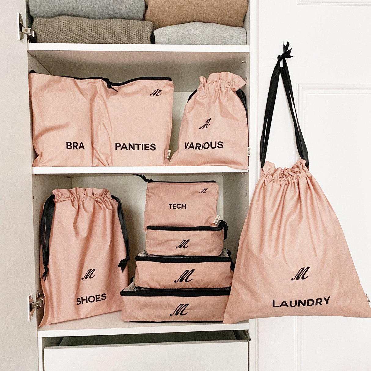 BA Travel Set, 8-pack Pink/Blush From Bag-all
