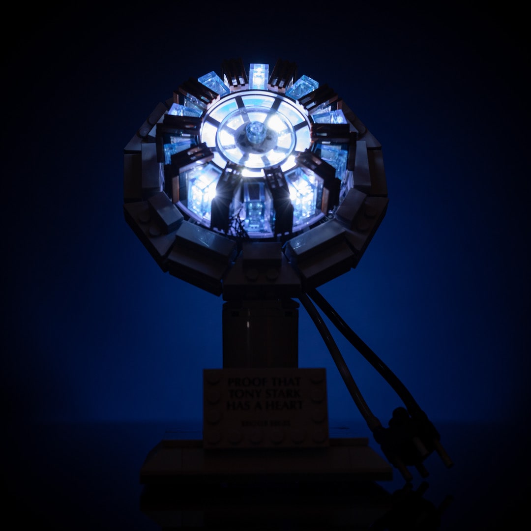 Tony Stark's Life-Sized Arc Reactor from Bricker Builds