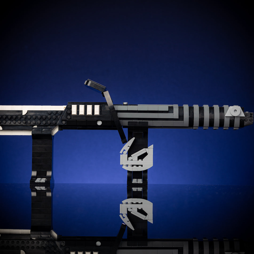 Life-Sized Black Saber from Bricker Builds