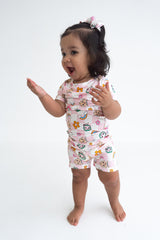 Dream Big Little Co x CoComelon JJ RAINBOW CHECKERS DREAM BOW HAIR CLIPS from DREAM BIG LITTLE CO