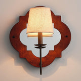 Light Modern Iron Wood Wall Sconce Lighting From ParrotUncle