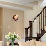 Light Modern Iron Wood Wall Sconce Lighting From ParrotUncle