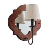 Light Modern Iron Wood Wall Sconce Lighting From ParrotUncle