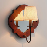 Light Modern Iron Wood Wall Sconce Lighting From ParrotUncle