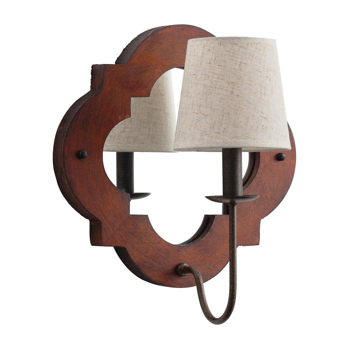 Light Modern Iron Wood Wall Sconce Lighting From ParrotUncle