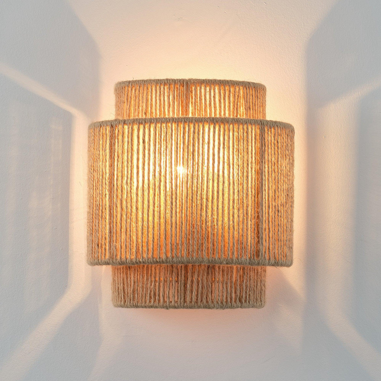 Light Farmhouse Rattan Wall Sconce Lighting From ParrotUncle