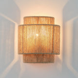 Light Farmhouse Rattan Wall Sconce Lighting From ParrotUncle