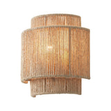 Light Farmhouse Rattan Wall Sconce Lighting From ParrotUncle