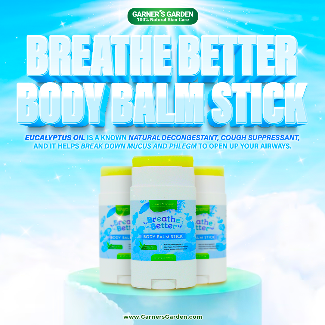 Breathe Better Body Balm Stick from Garner's Garden