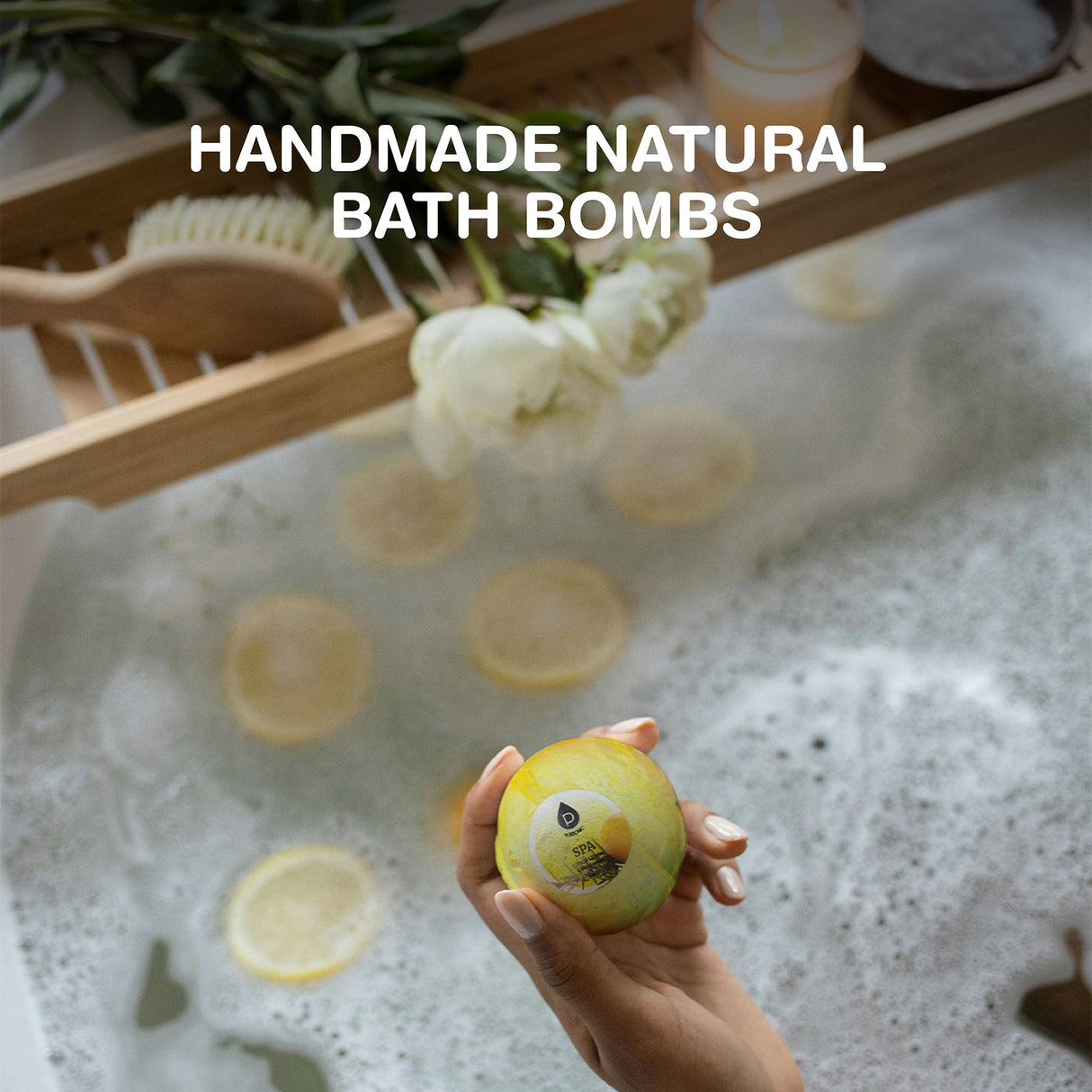 10 Pcs of Handmade, Natural and Organic Bath Bombs from Pursonic