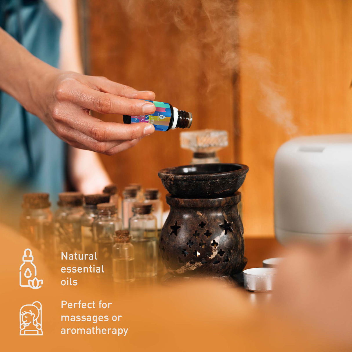 Holiday Bliss Gift Set: Aromatherapy Bath Bombs & Essential Oils from Pursonic