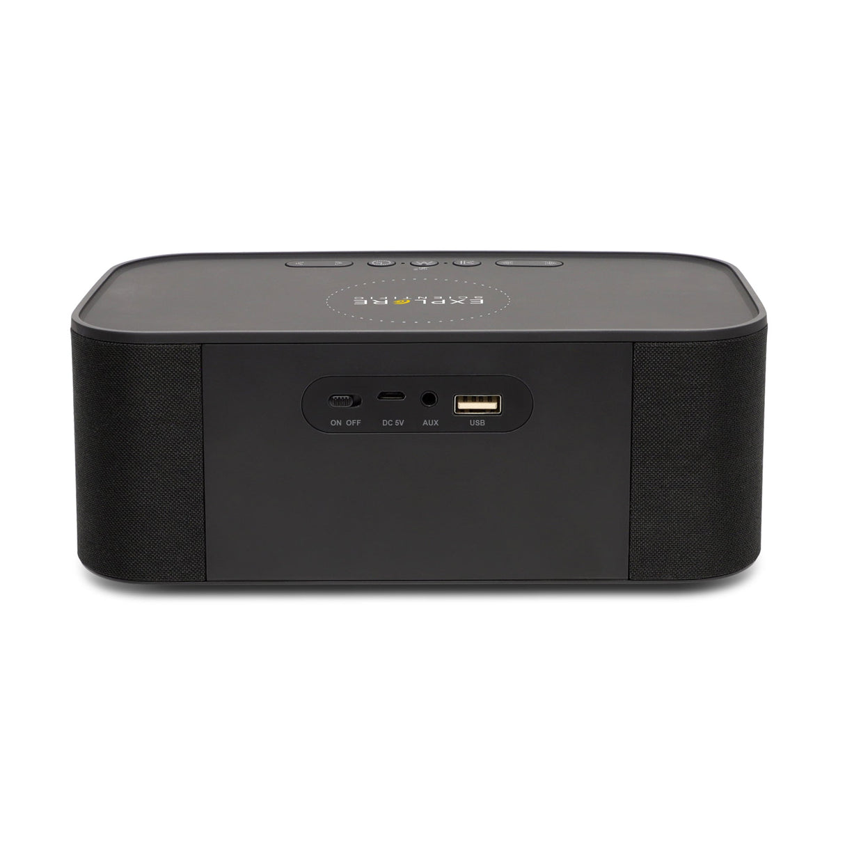 Explore Scientific Clock with BT Speaker and Wireless Charger from Explore Scientific
