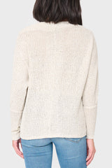 Slouchy Off Shoulder Open Stitch Sweater From Gibsonlook