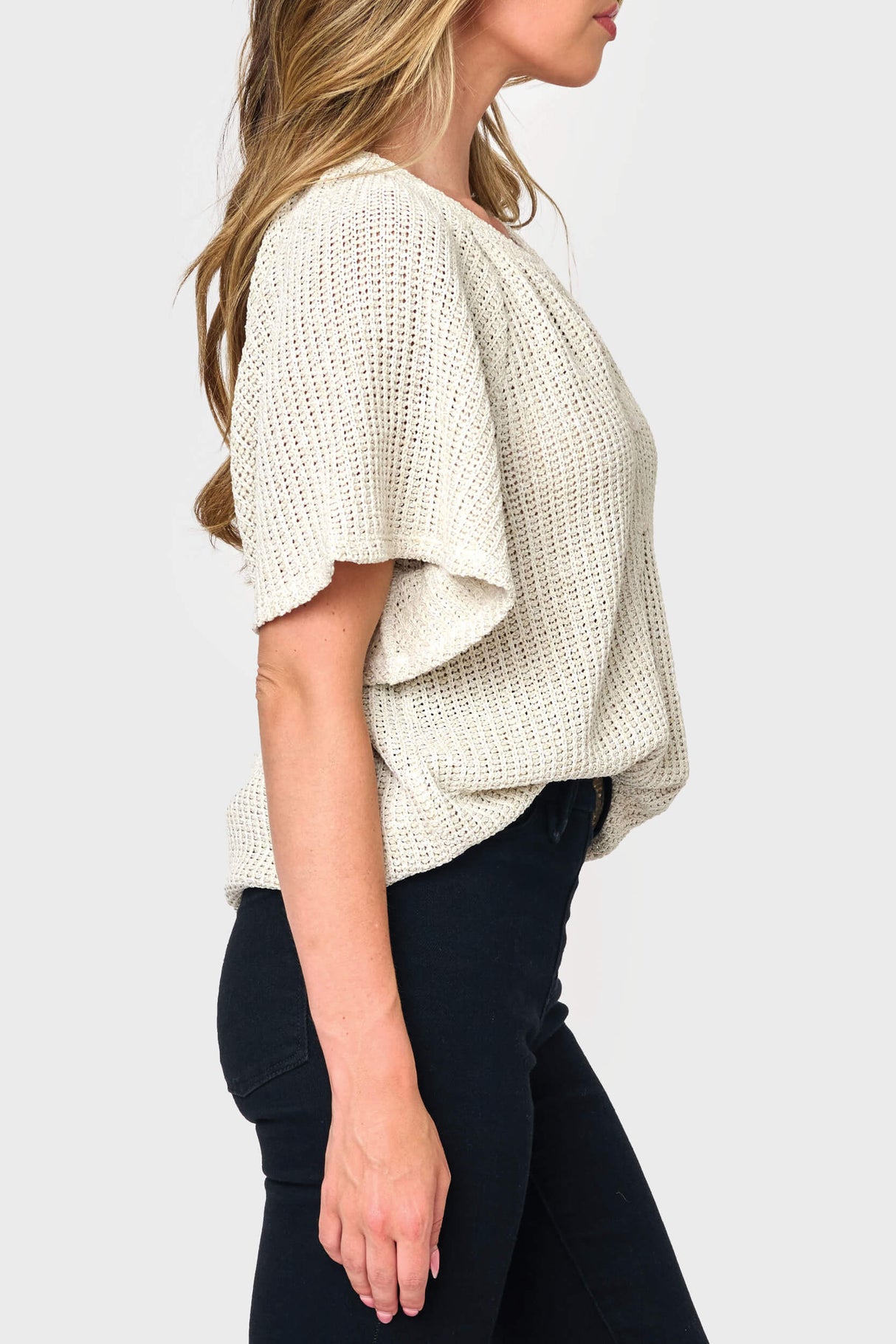 The Jordan Open Stitch Henley  From Gibsonlook