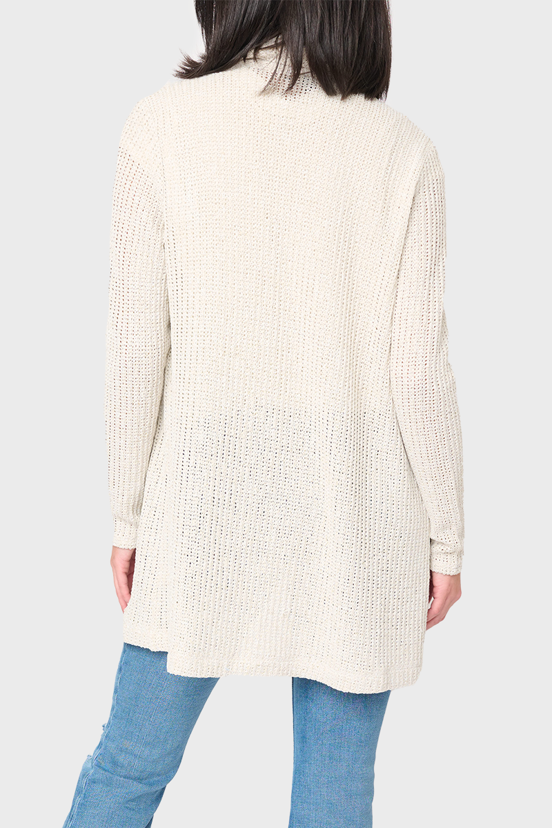 Shawl Collar Long Cardigan from Gibsonlook