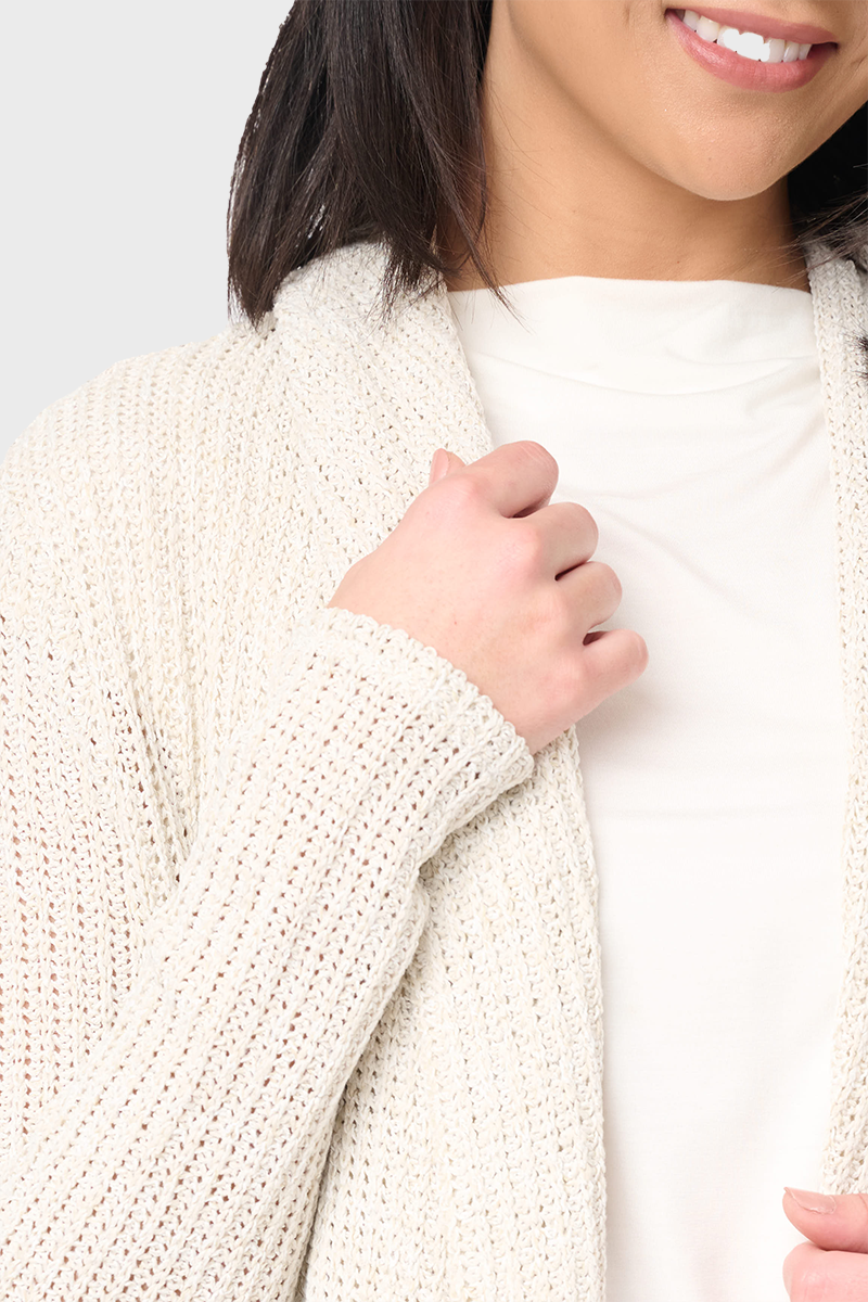 Shawl Collar Long Cardigan from Gibsonlook